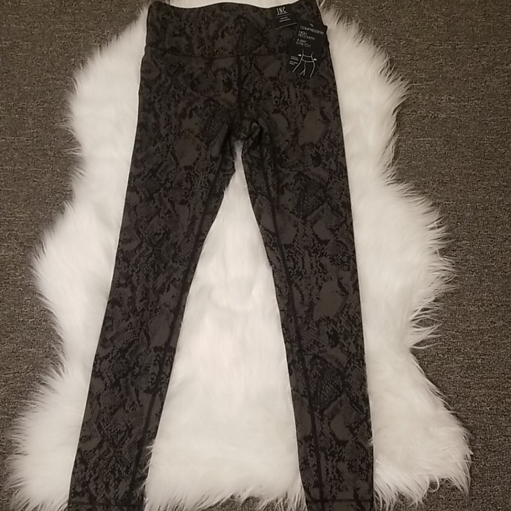 Snake skin leggings